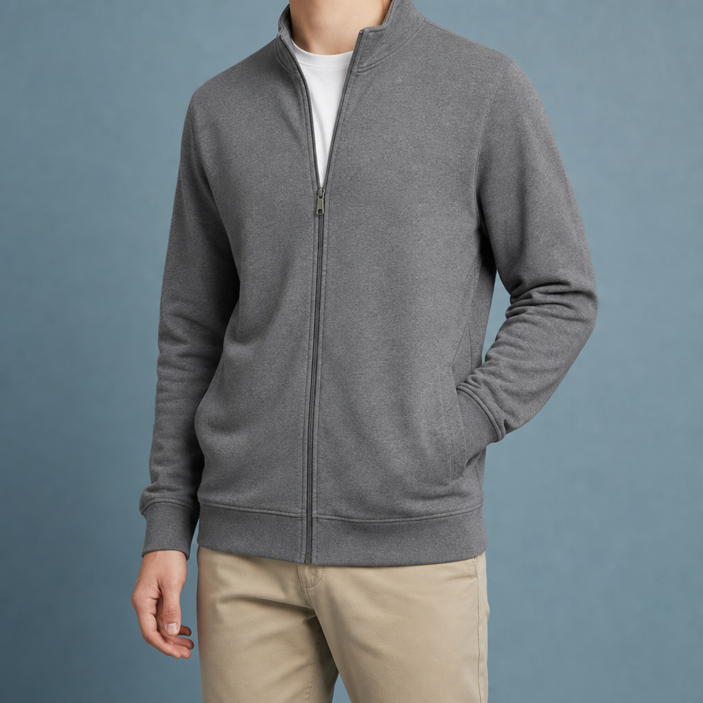 Ikaria Full-Zip Fleece Jacket in Grey