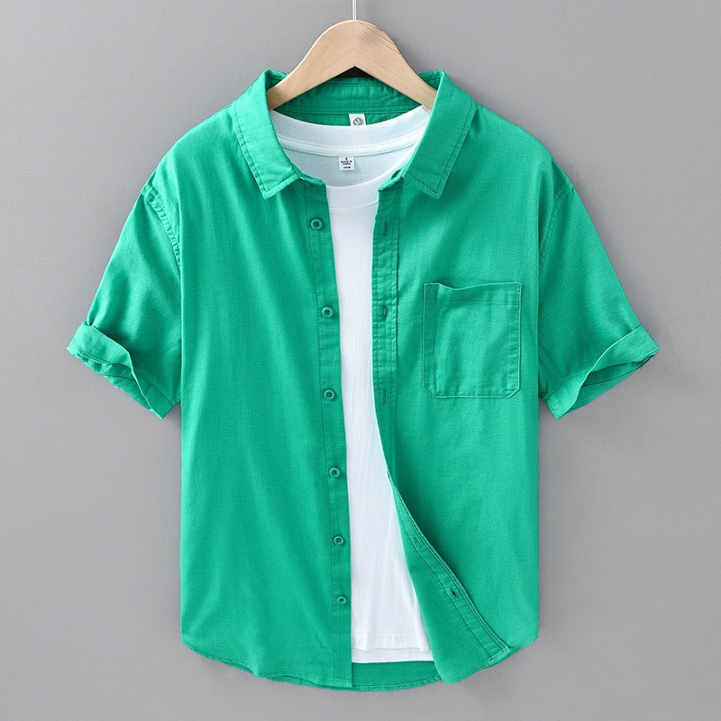 Havana 100% Linen Short Sleeve