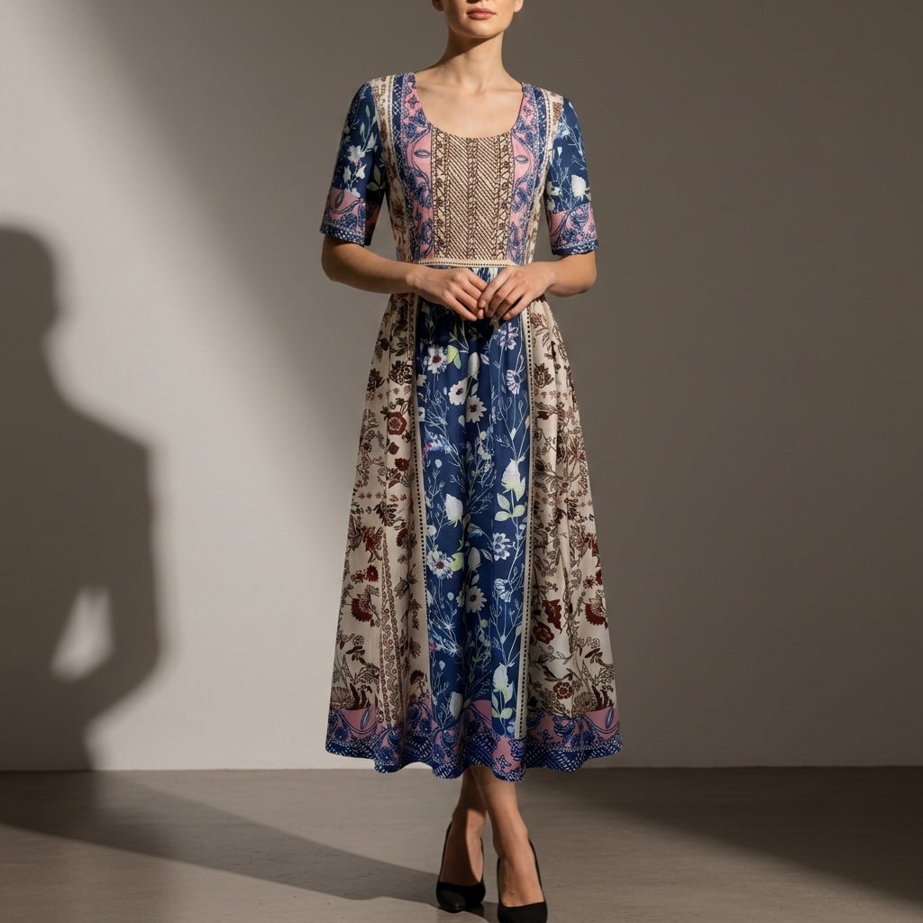 Blue Patchwork