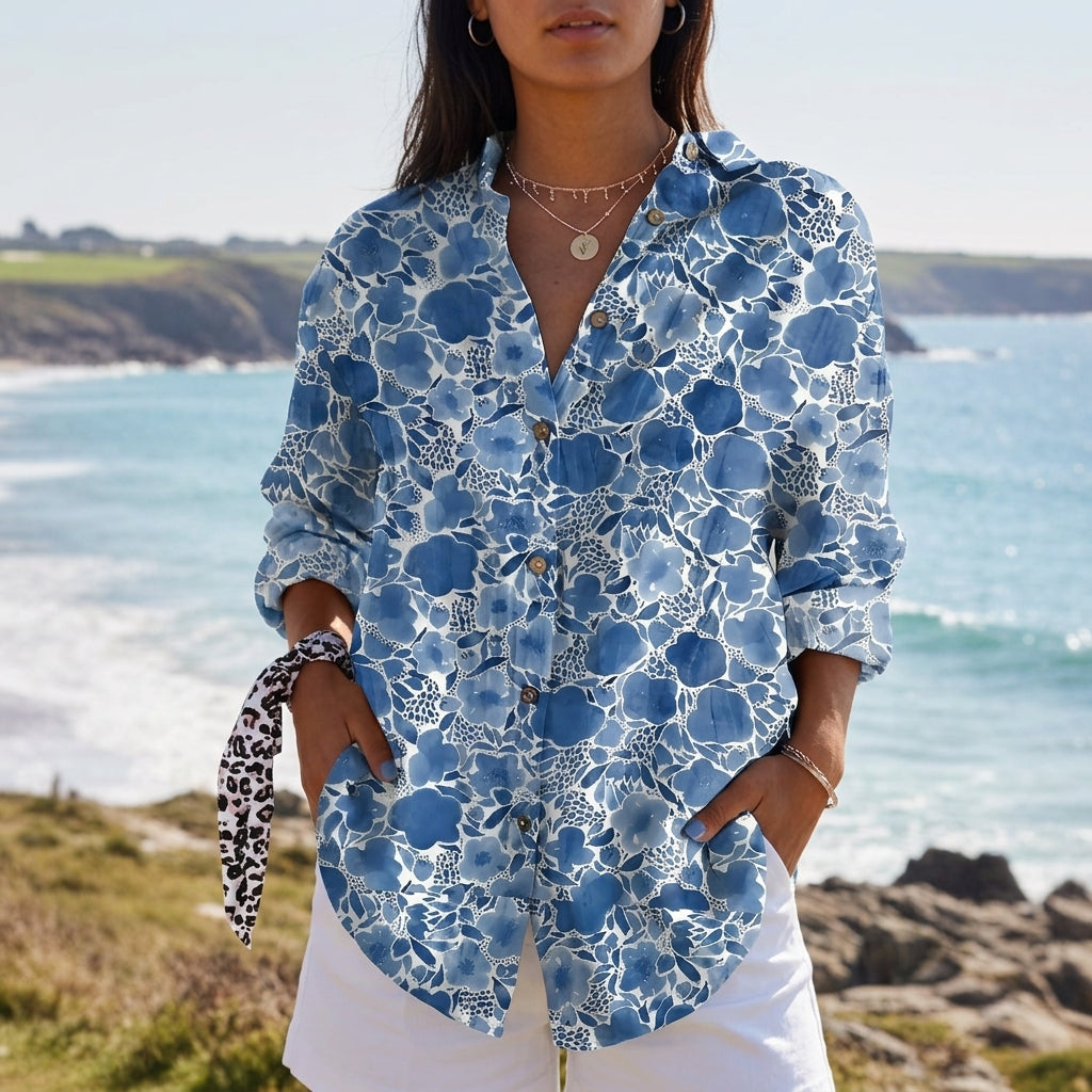 Ocean Blue Floral
