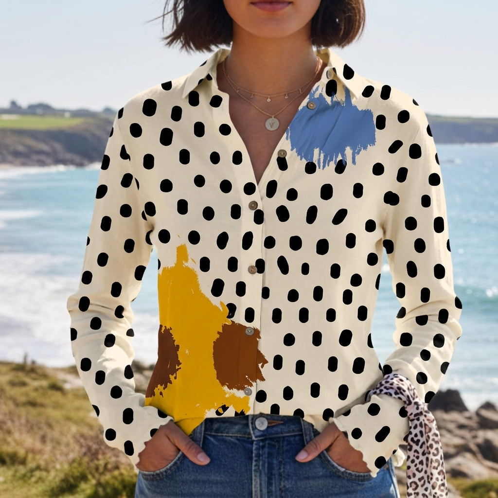 Ivory Polka Dot
