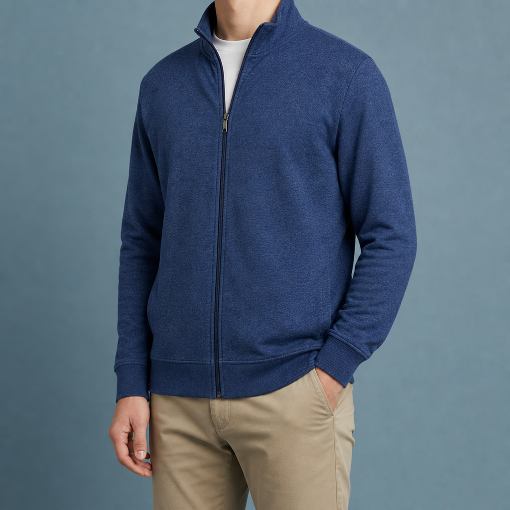 Ikaria Full-Zip Fleece Jacket in Blue
