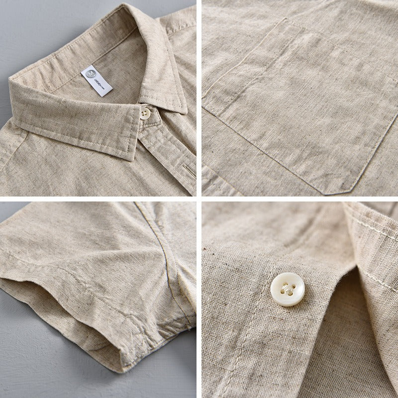 Havana 100% Linen Short Sleeve