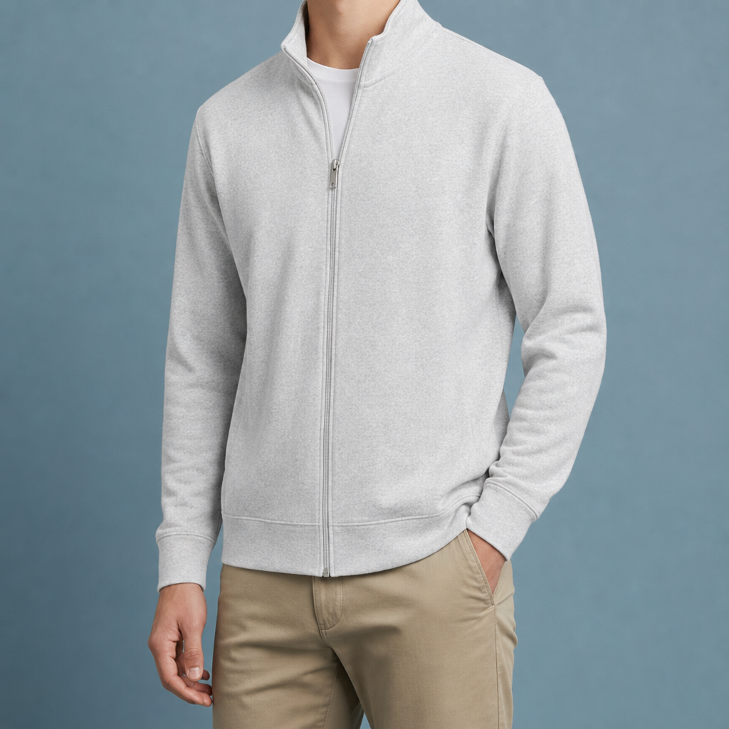 Ikaria Full-Zip Fleece Jacket in White