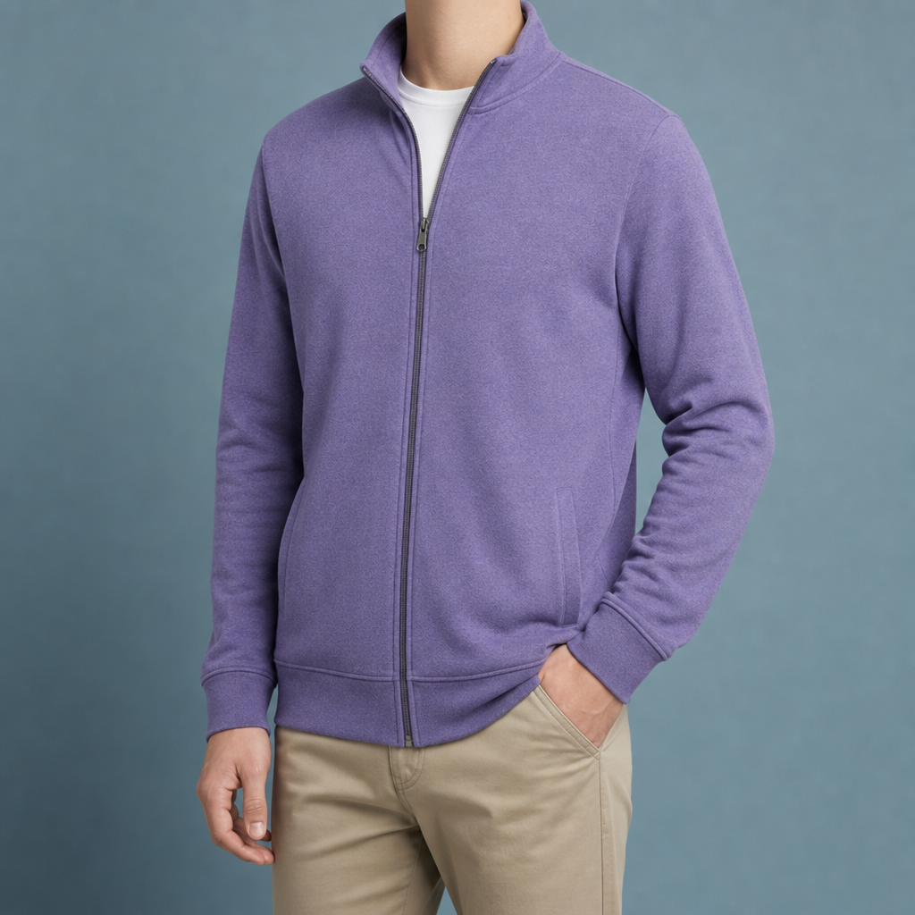Ikaria Full-Zip Fleece Jacket in Purple