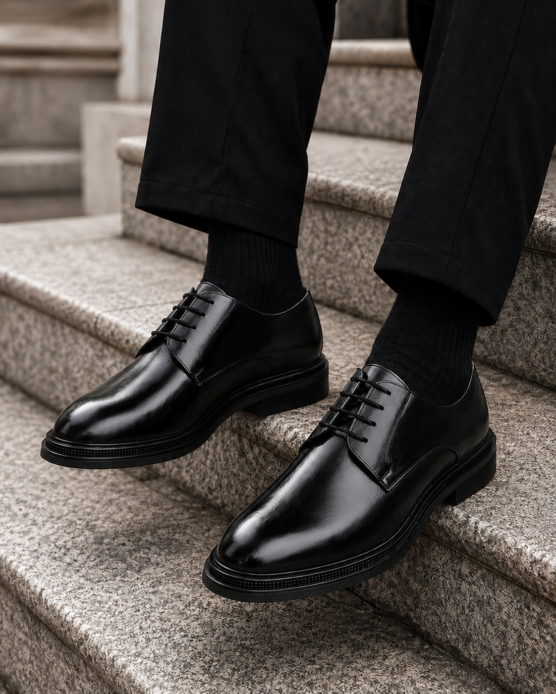 Volterra Leather Derby Dress Shoes