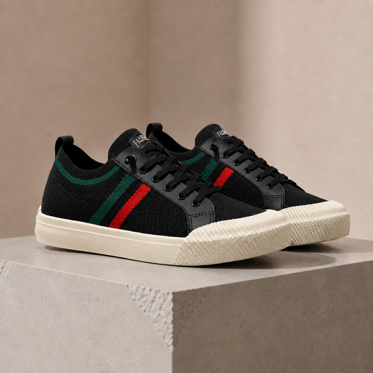 Kalymnos Knit Lace-Up Sneakers
