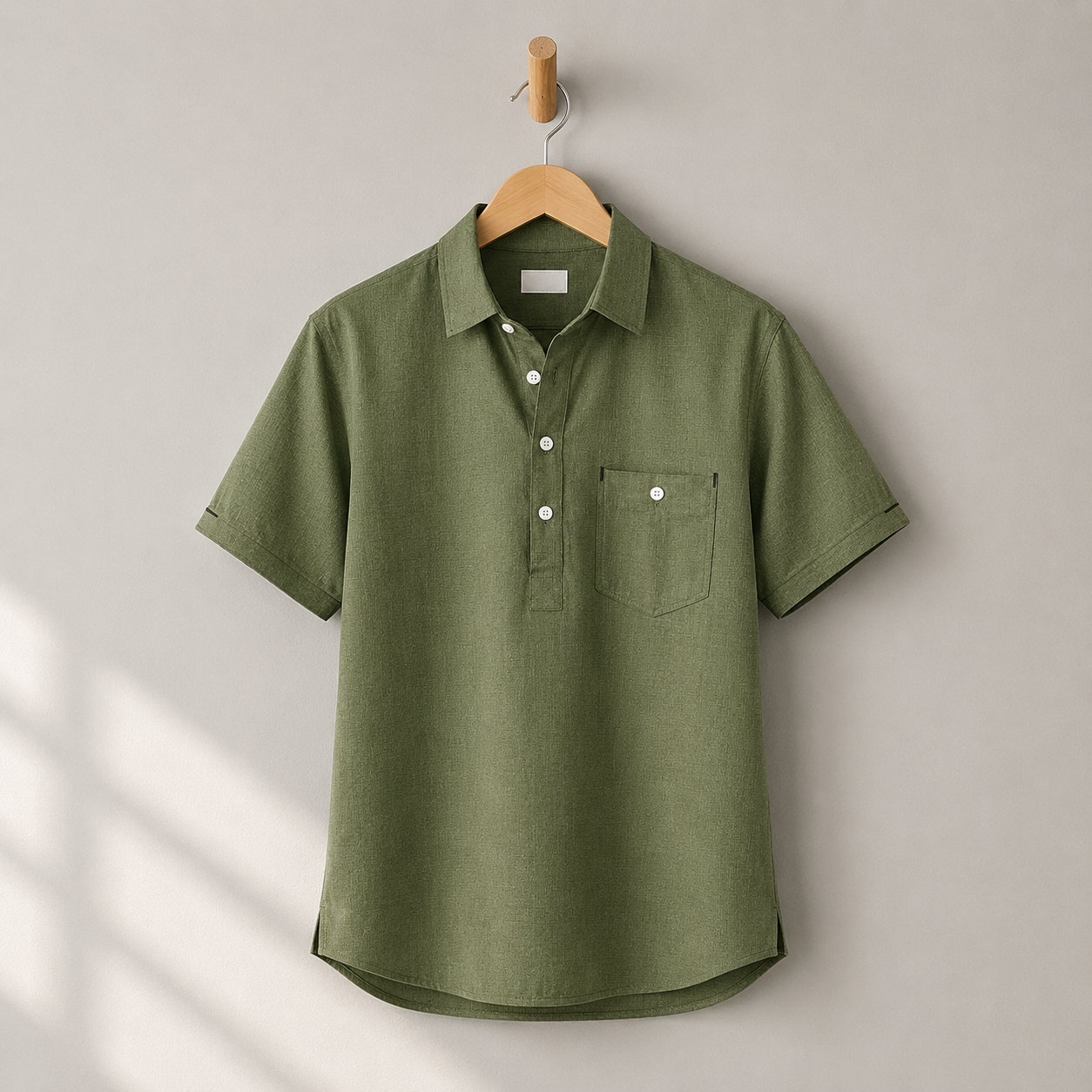 Sitia Linen Polo Shirt