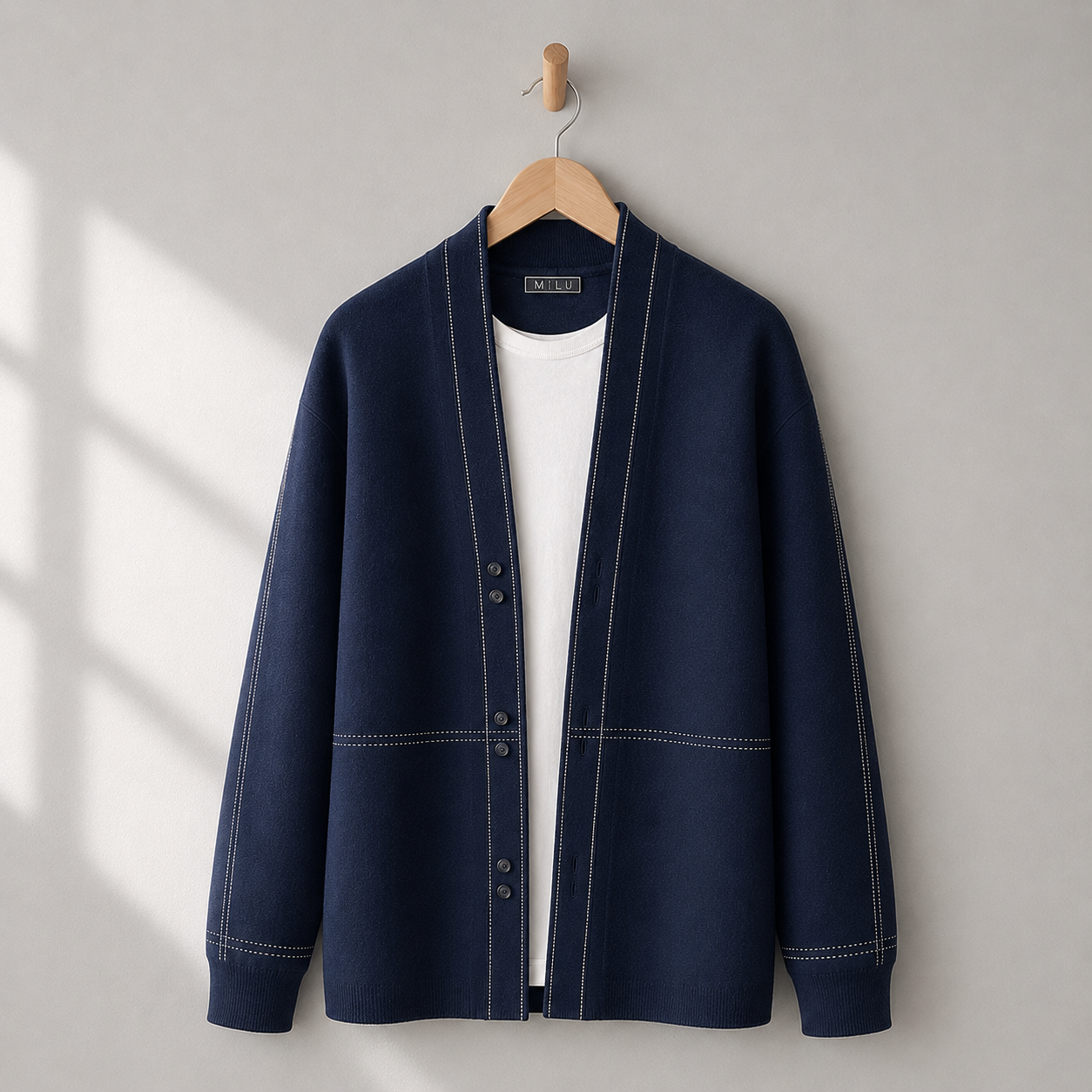 Spoleto Knit Open-Front Cardigan