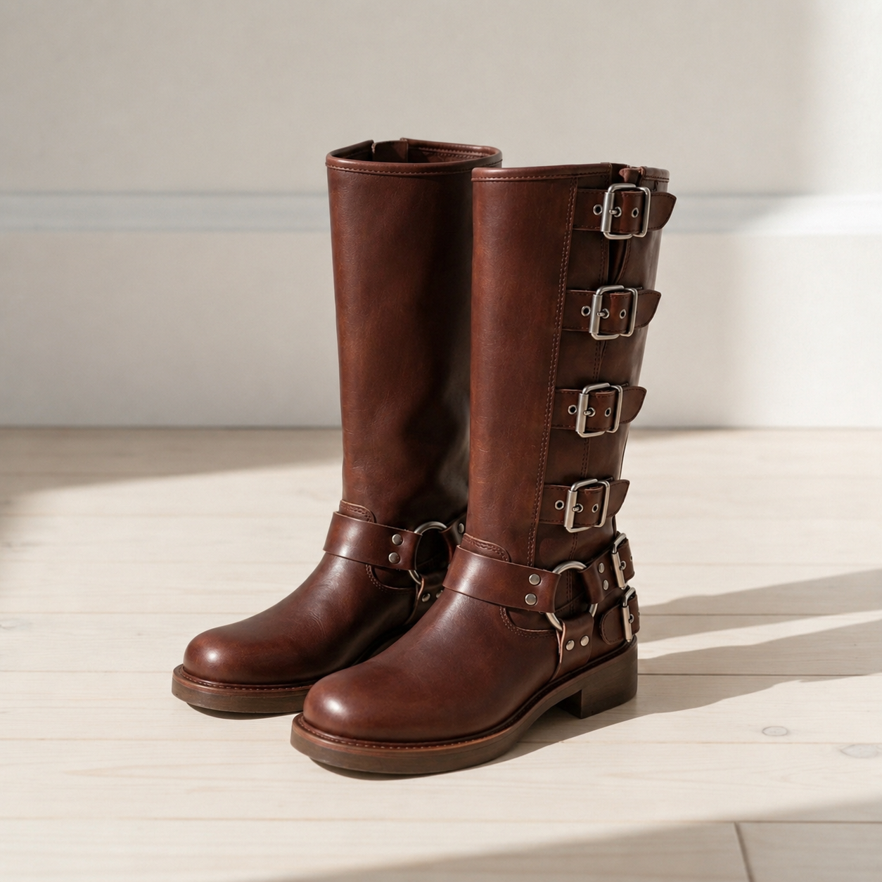 Oviedo Buckle Strap Boots
