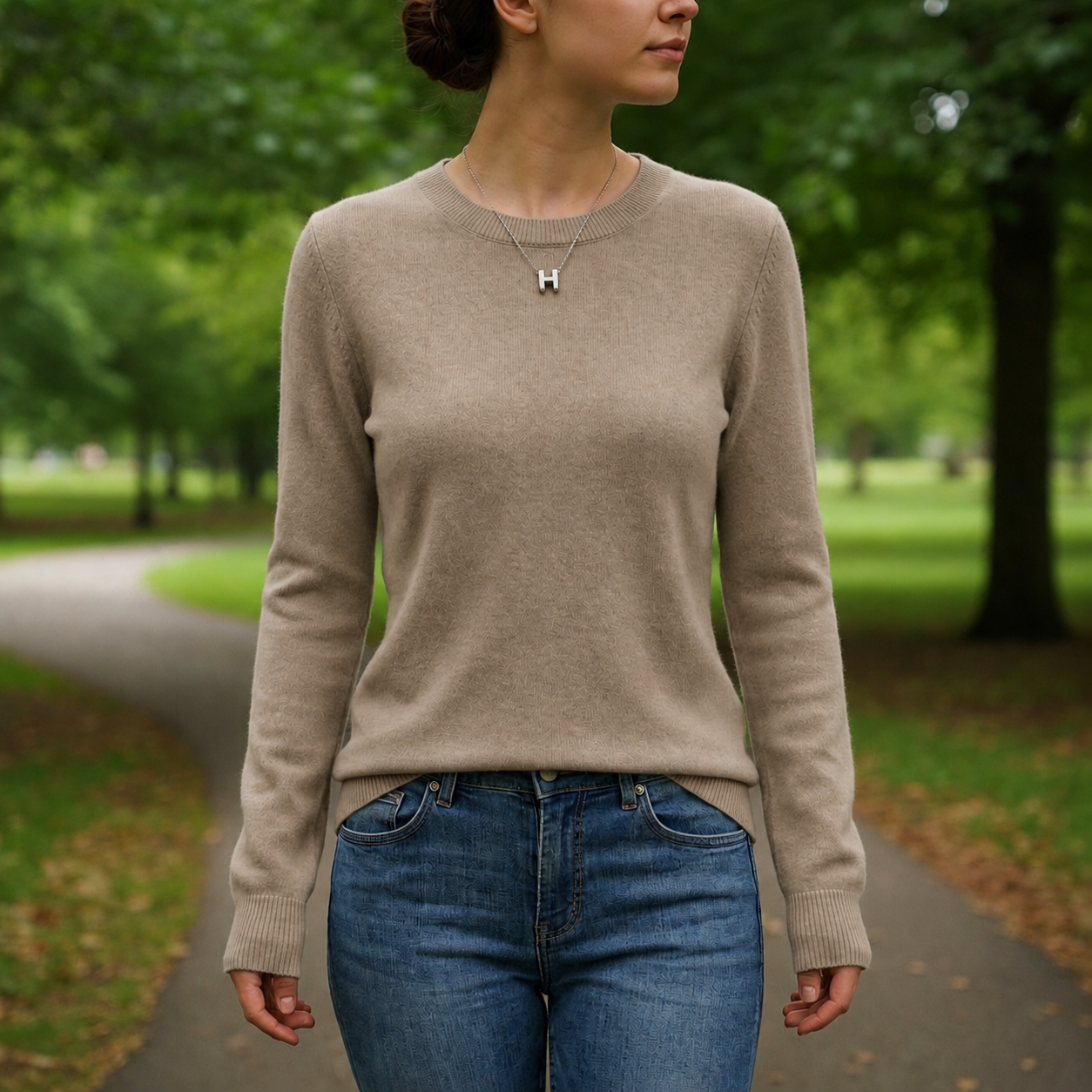 Kos Soft Knit Crewneck Sweater