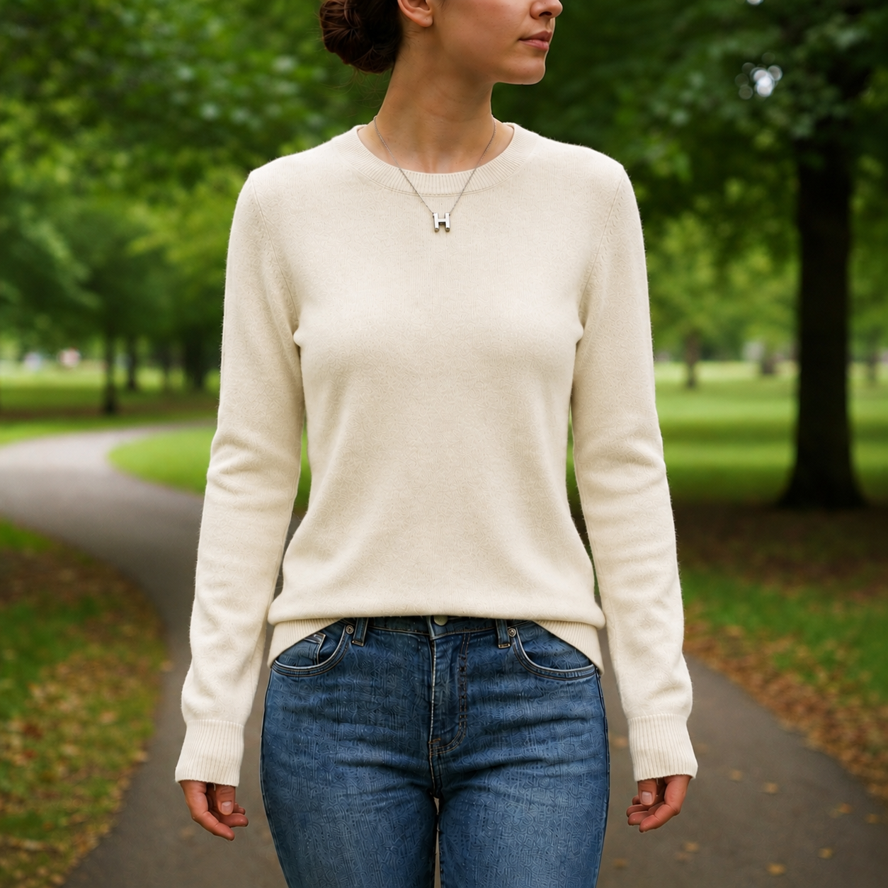 Kos Soft Knit Crewneck Sweater