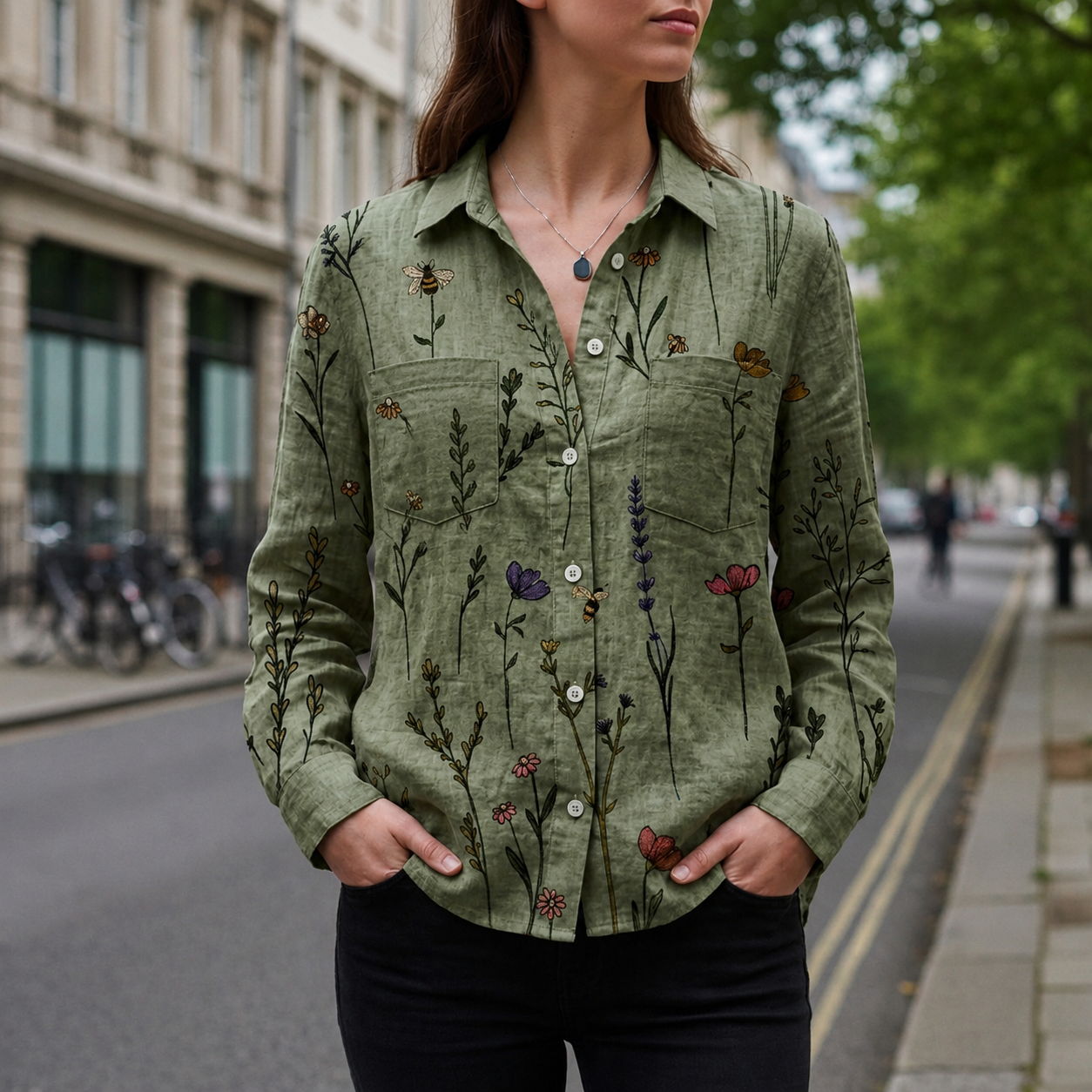Antonia Print Blouse