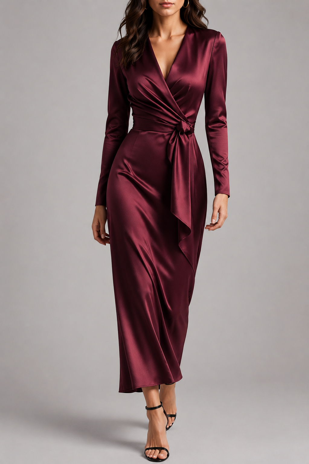 Julietta Wrap Midi Dress
