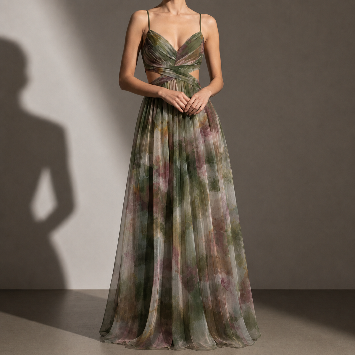 Lavina Chiffon Maxi Dress