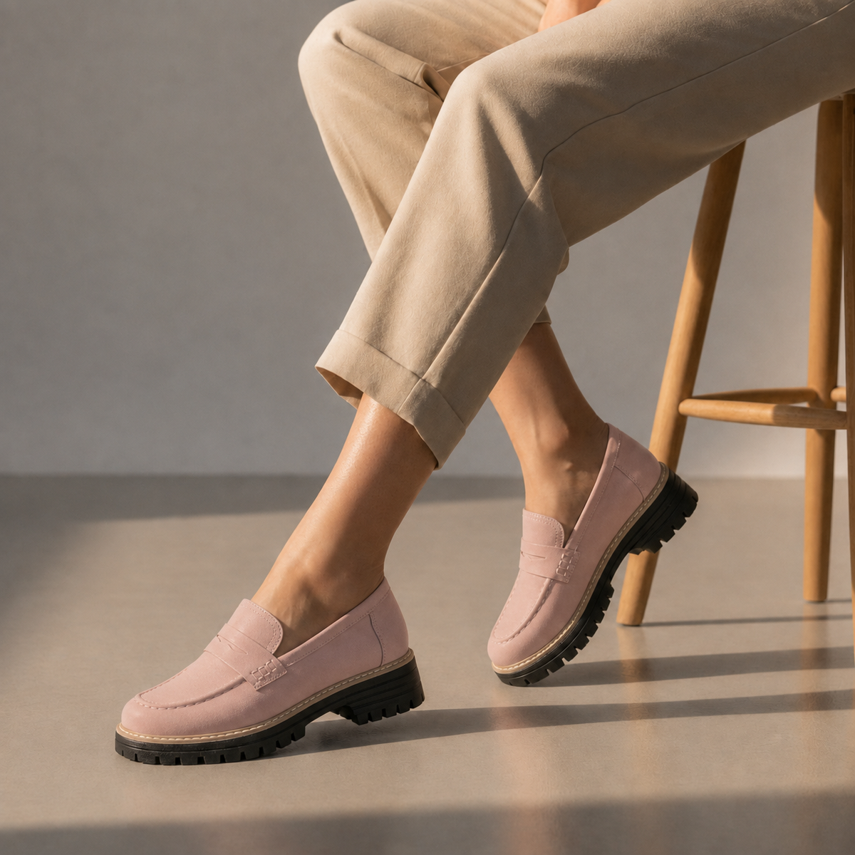 Malaga Chunky Platform Loafers