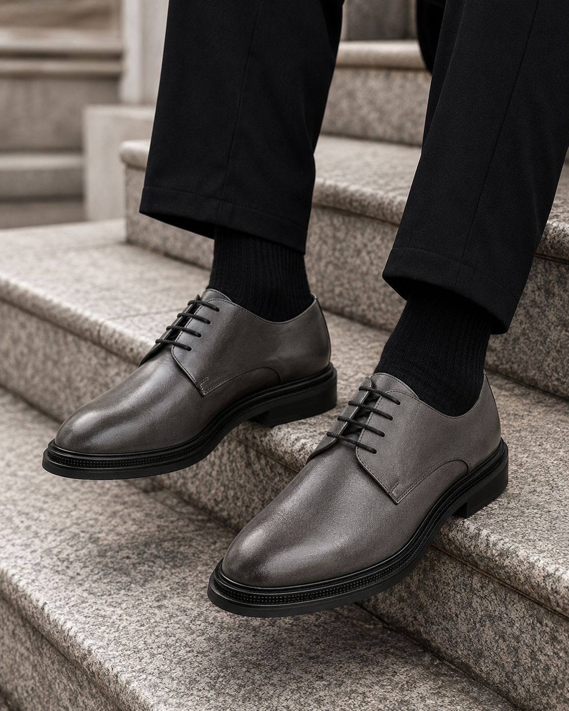 Volterra Leather Derby Dress Shoes