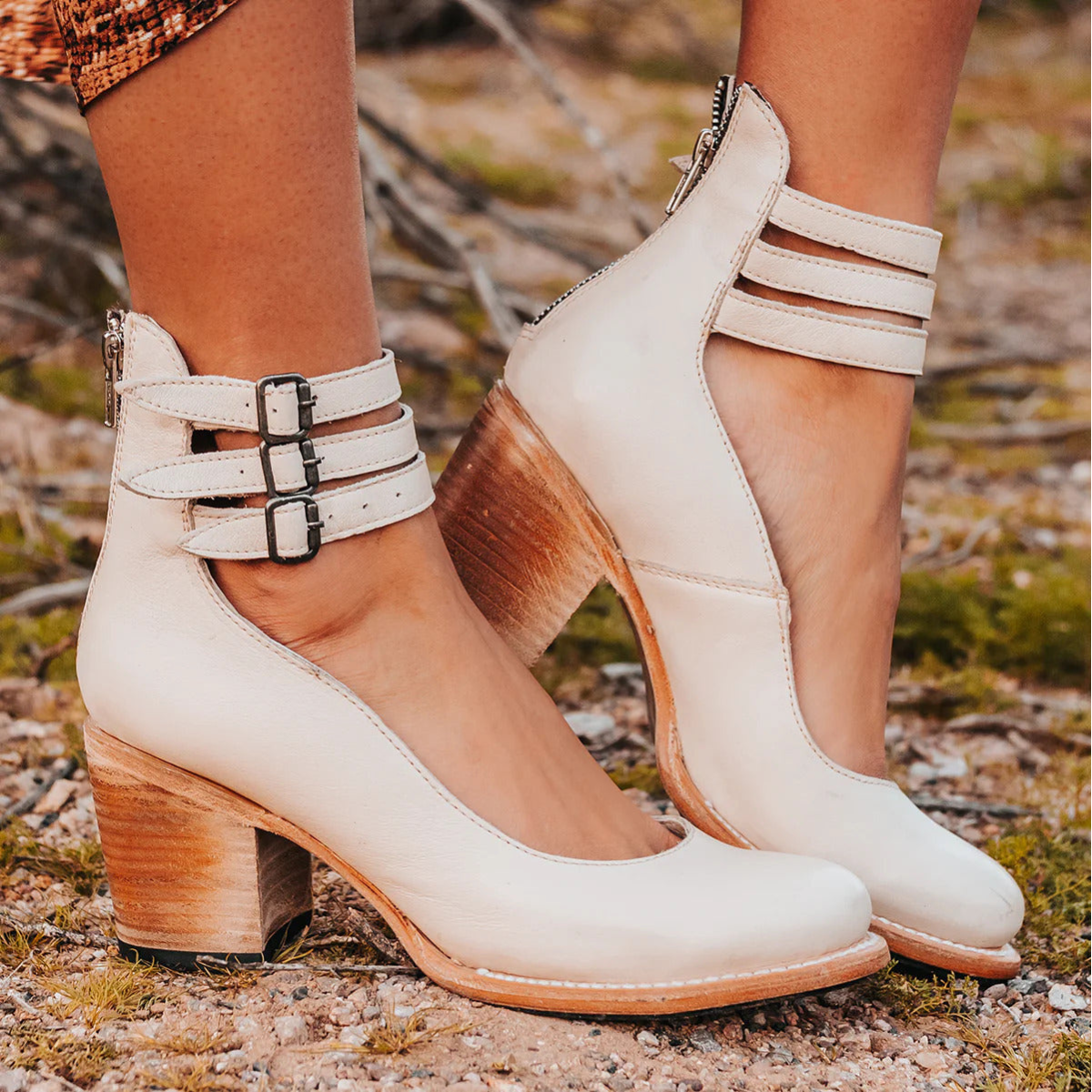 Everly Block Heel Ankle Shoes