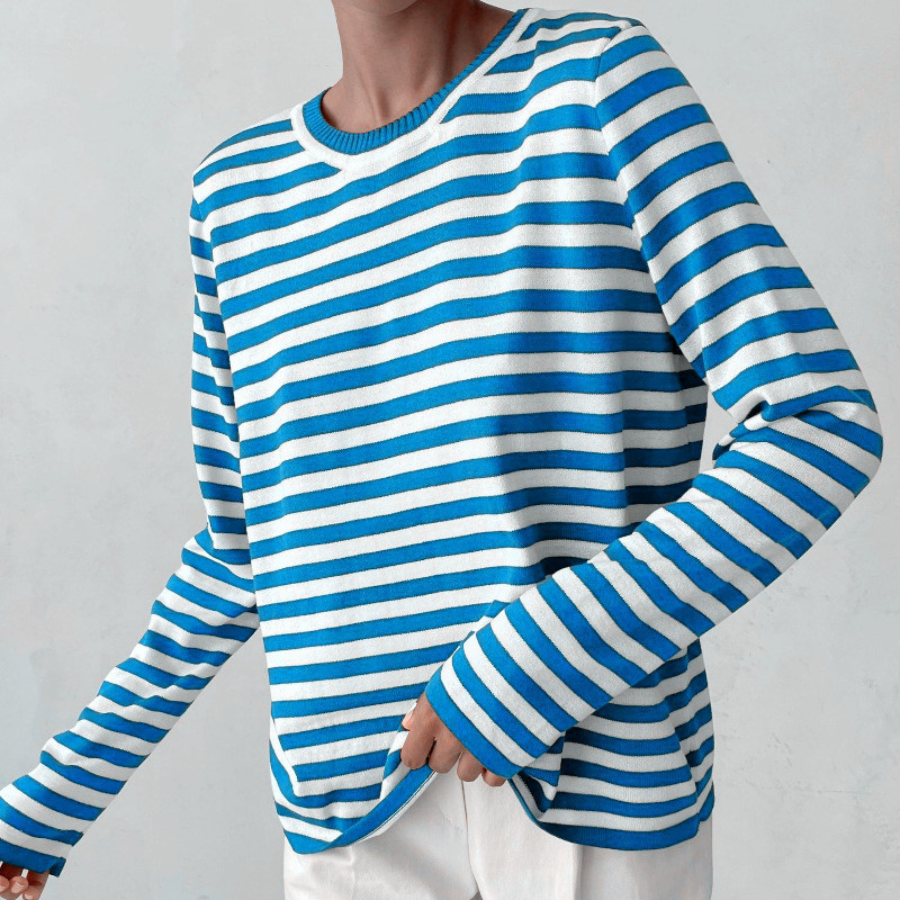 Rosalie Striped Cotton Long Sleeve