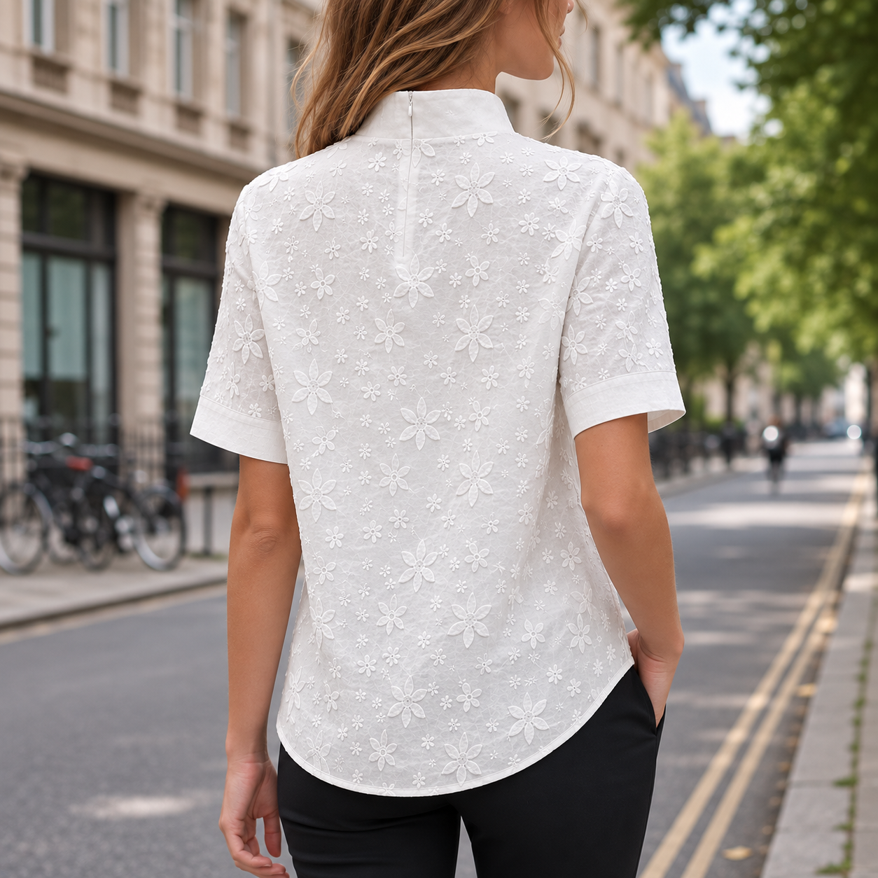 Ios Floral Embroidered Blouse