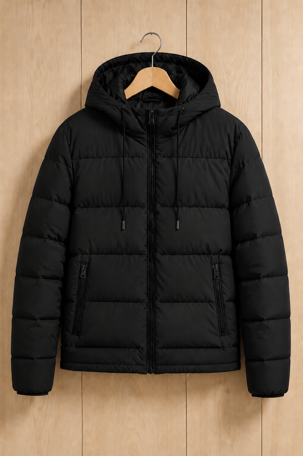 Folegandros Hooded Quilted Puffer Jacket