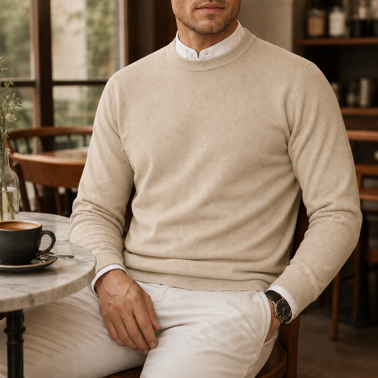 Portovenere Crew Neck Knit Sweater