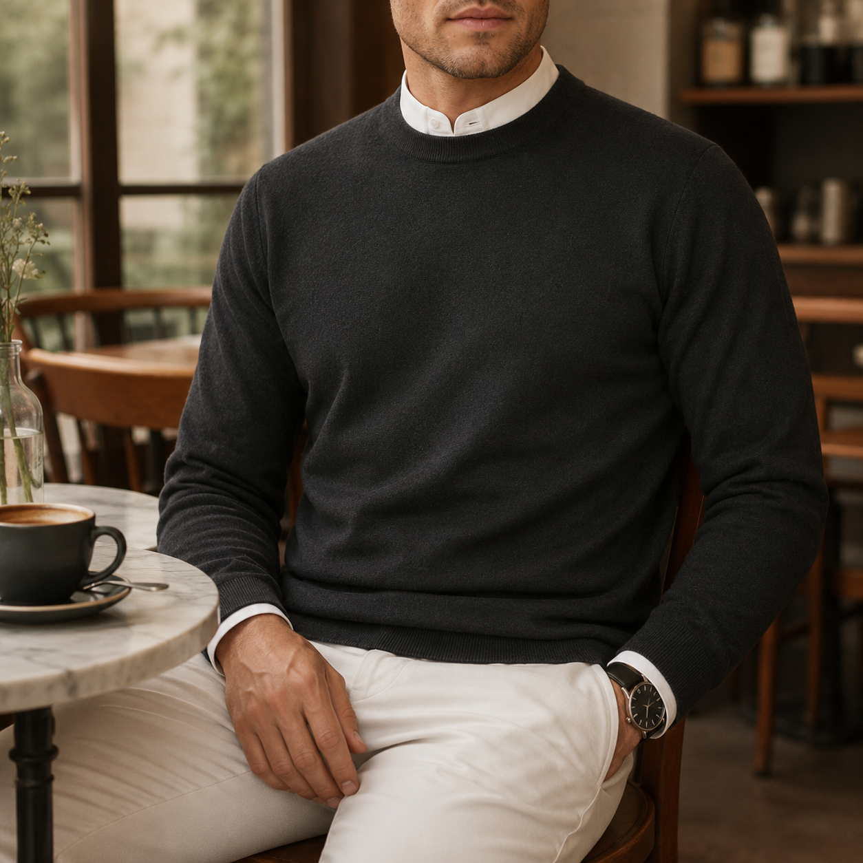 Portovenere Crew Neck Knit Sweater