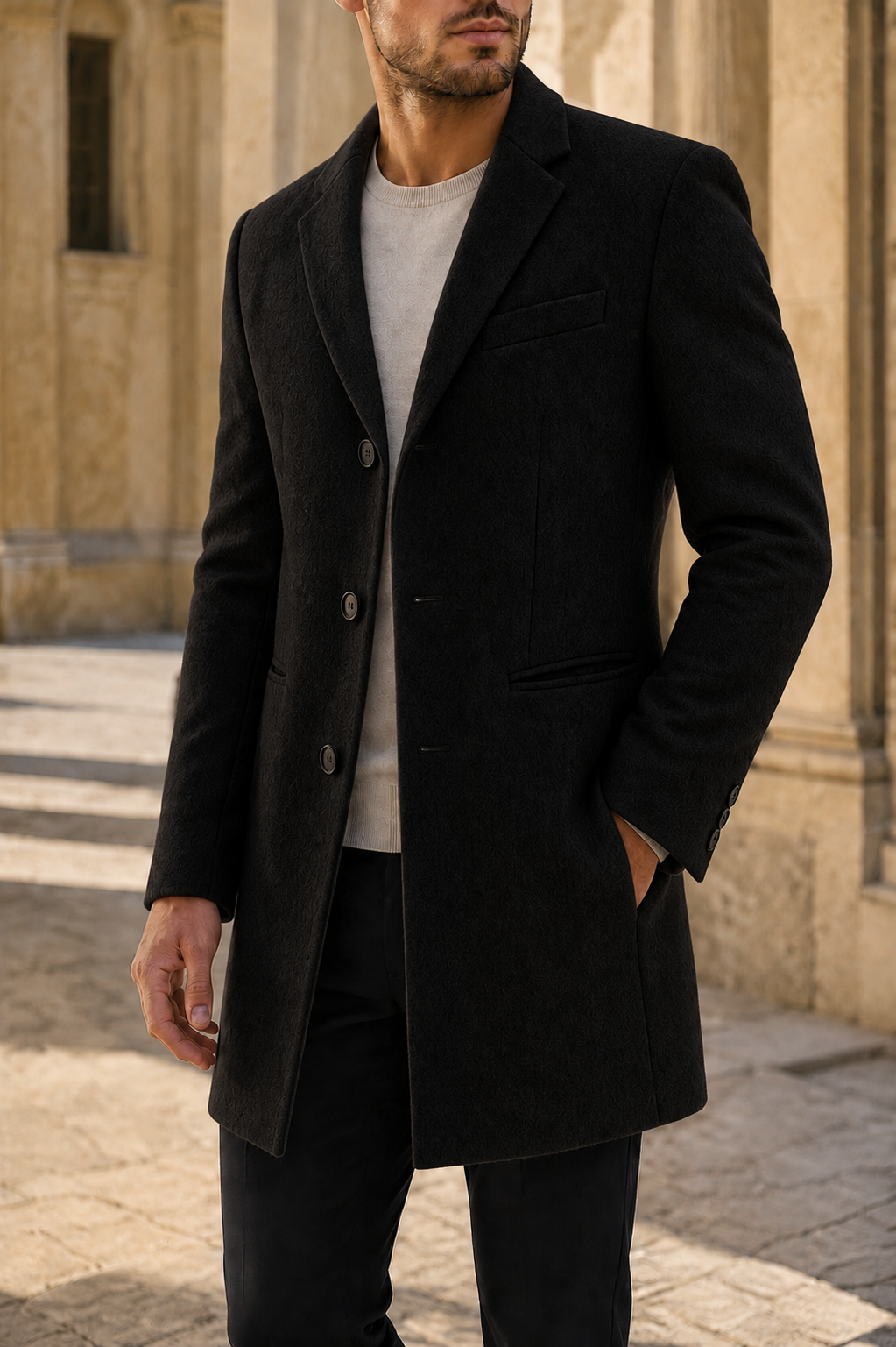 Malaga Slim-Fit Topcoat