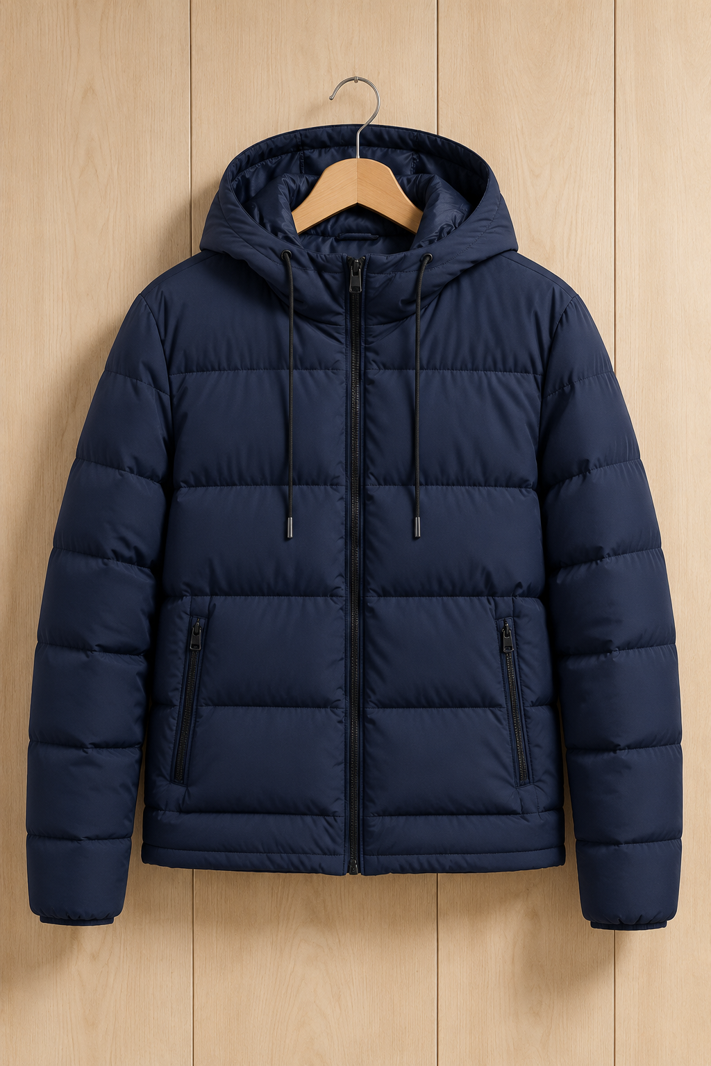 Folegandros Hooded Quilted Puffer Jacket