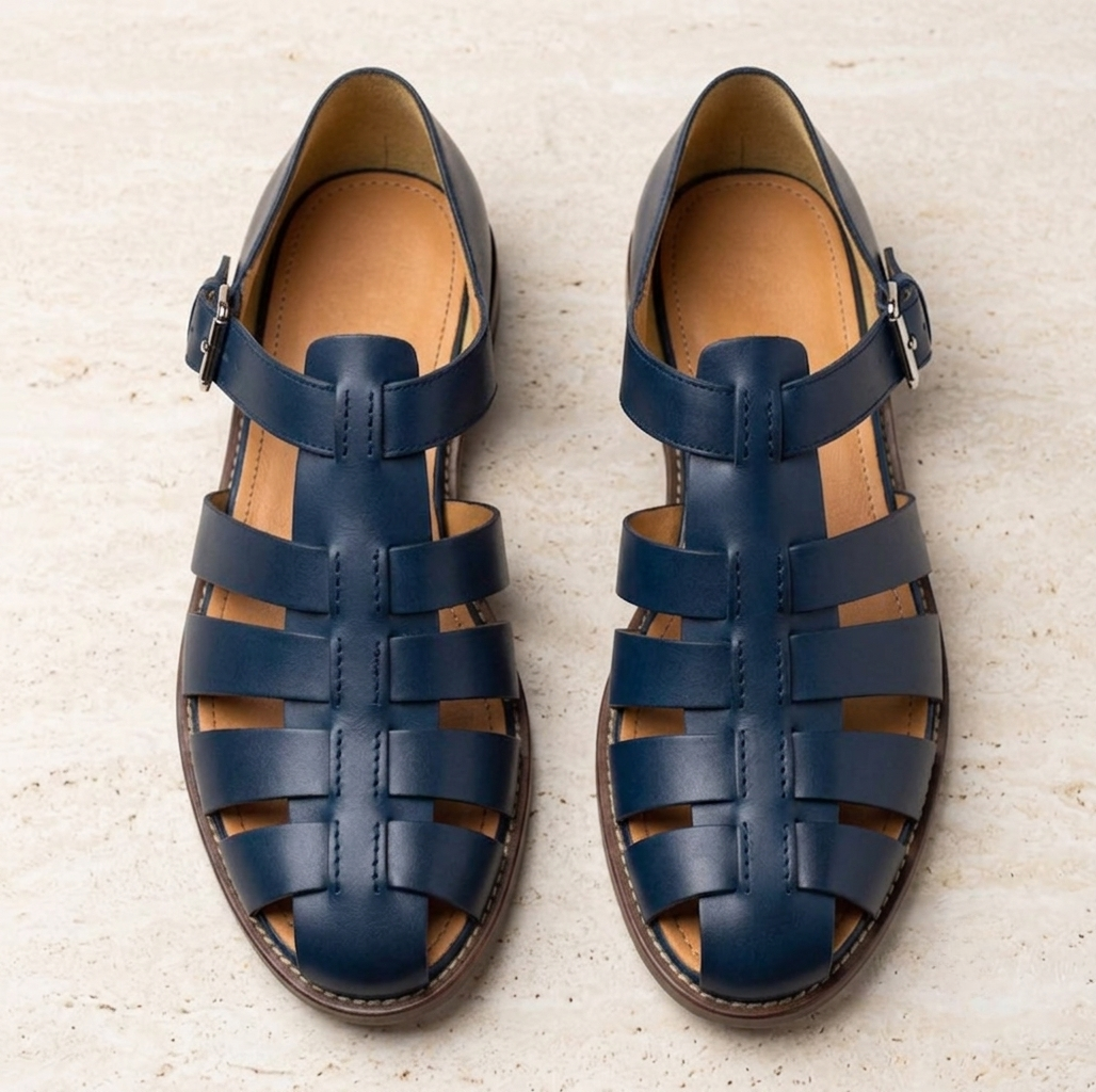 Grasse Leather Fisherman Sandals