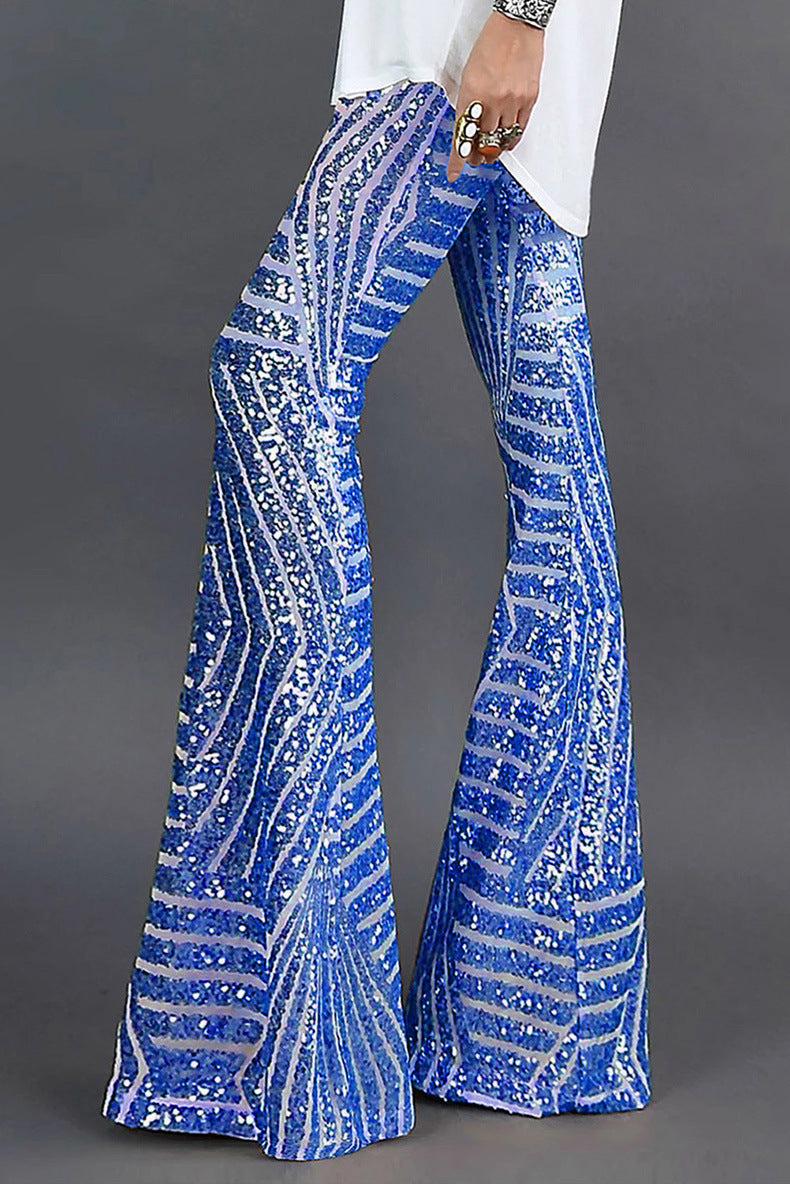 Selene Sequin Flare Pants