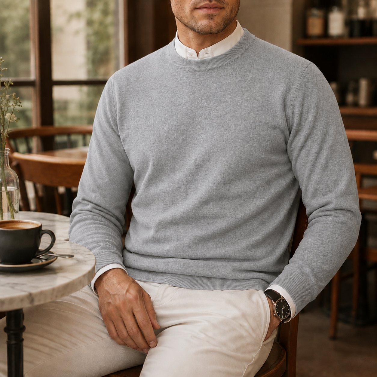Portovenere Crew Neck Knit Sweater