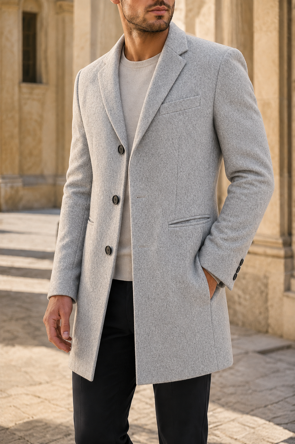Malaga Slim-Fit Topcoat