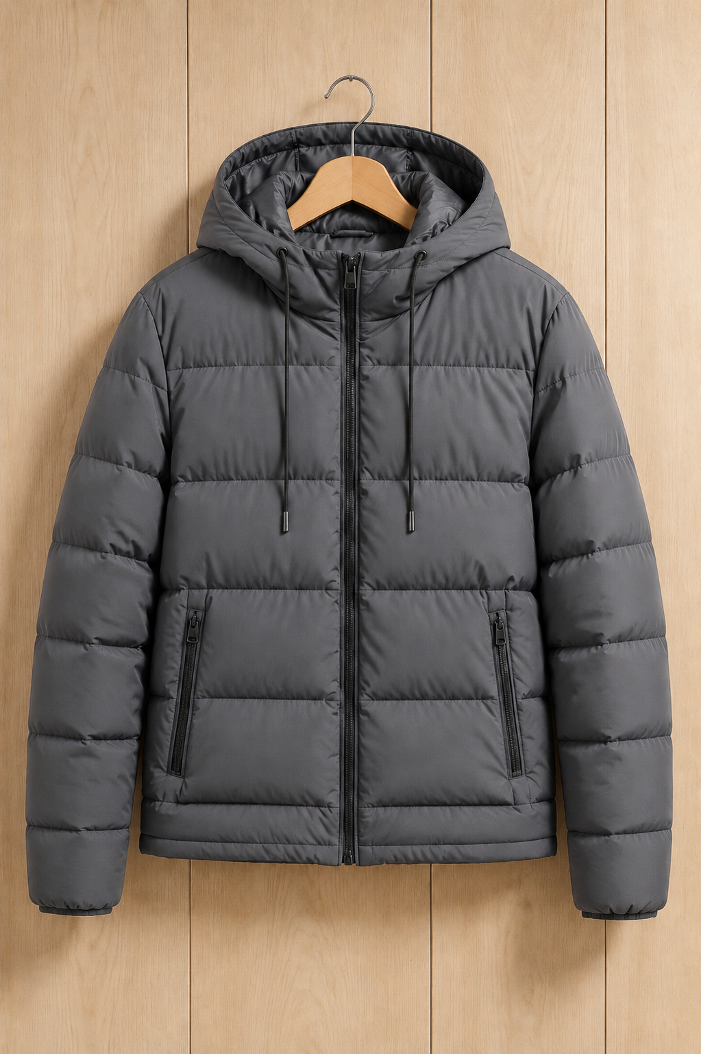 Folegandros Hooded Quilted Puffer Jacket