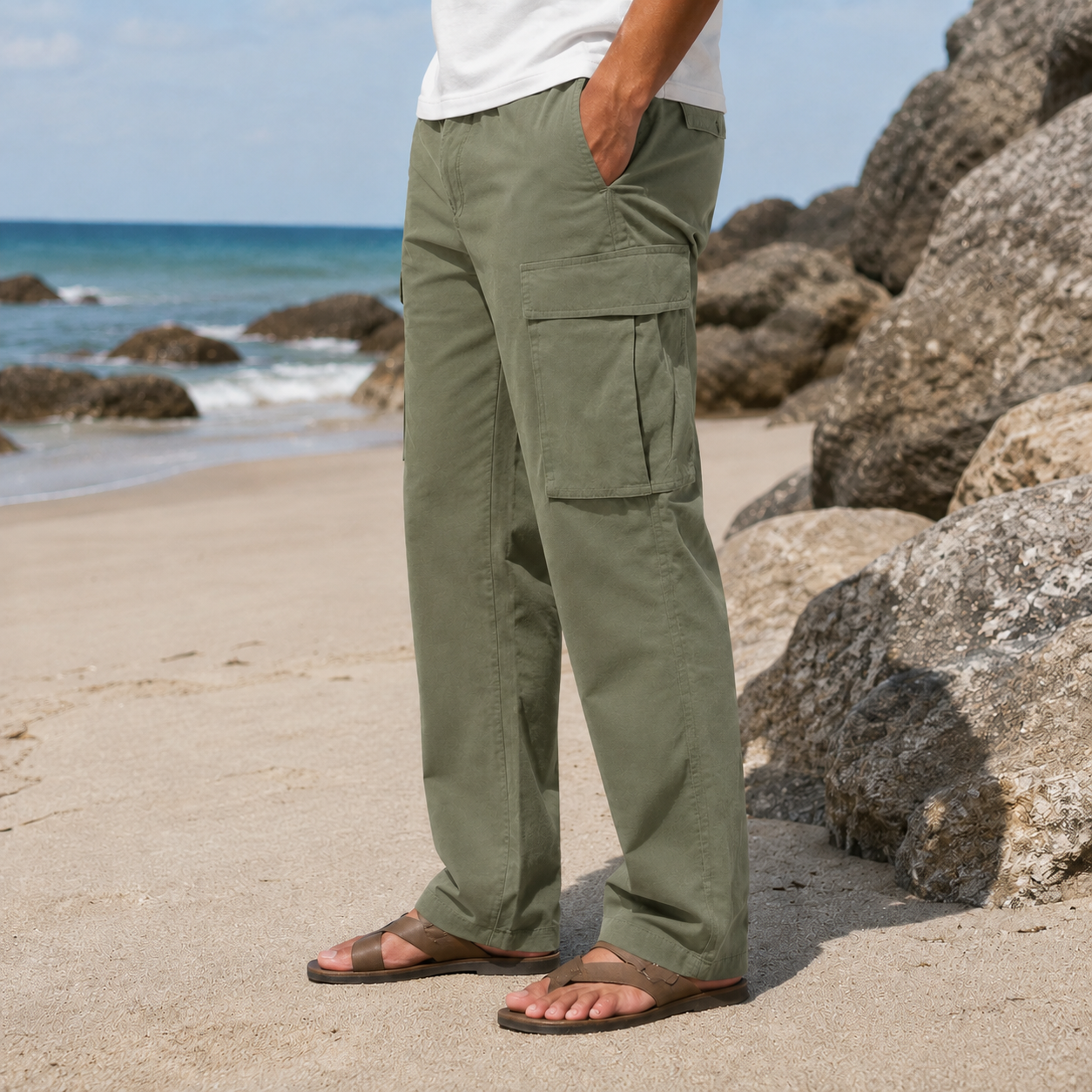 Alicante Straight Leg Cargo Pants