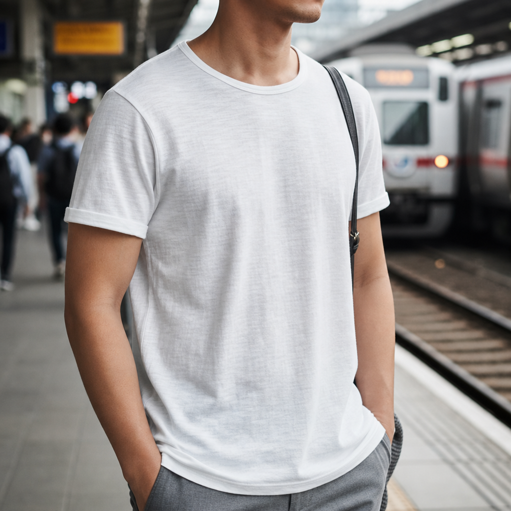 Kardamyli Vintage Wash T-Shirt in White