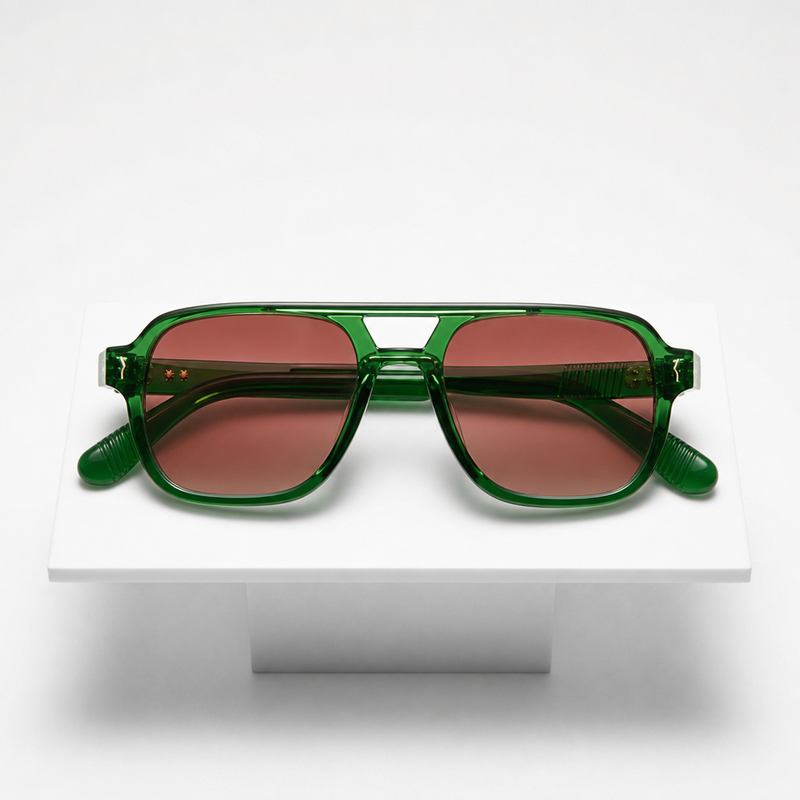 Men's Beaulieu Sunglasses in Green