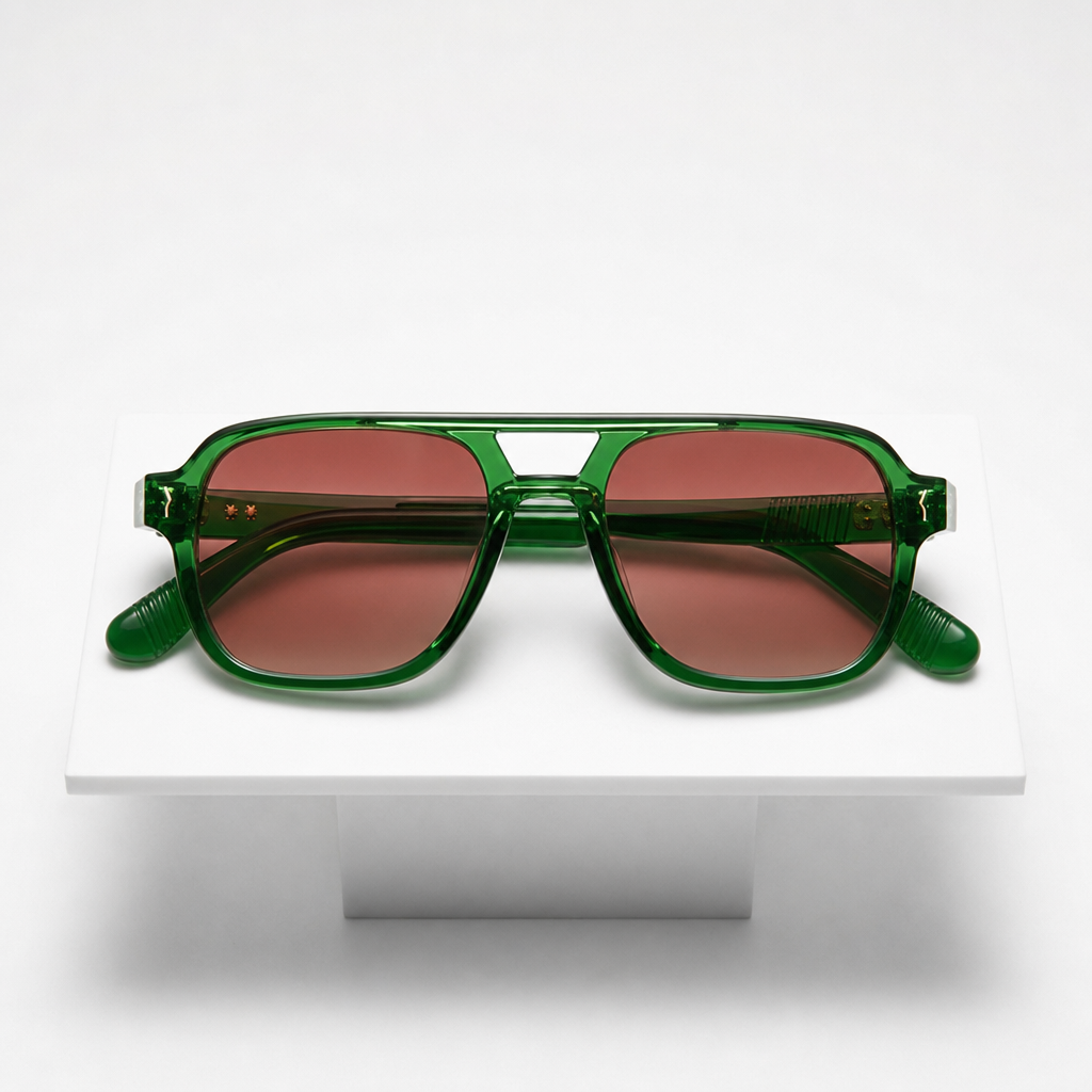 Men's Beaulieu Sunglasses in Green