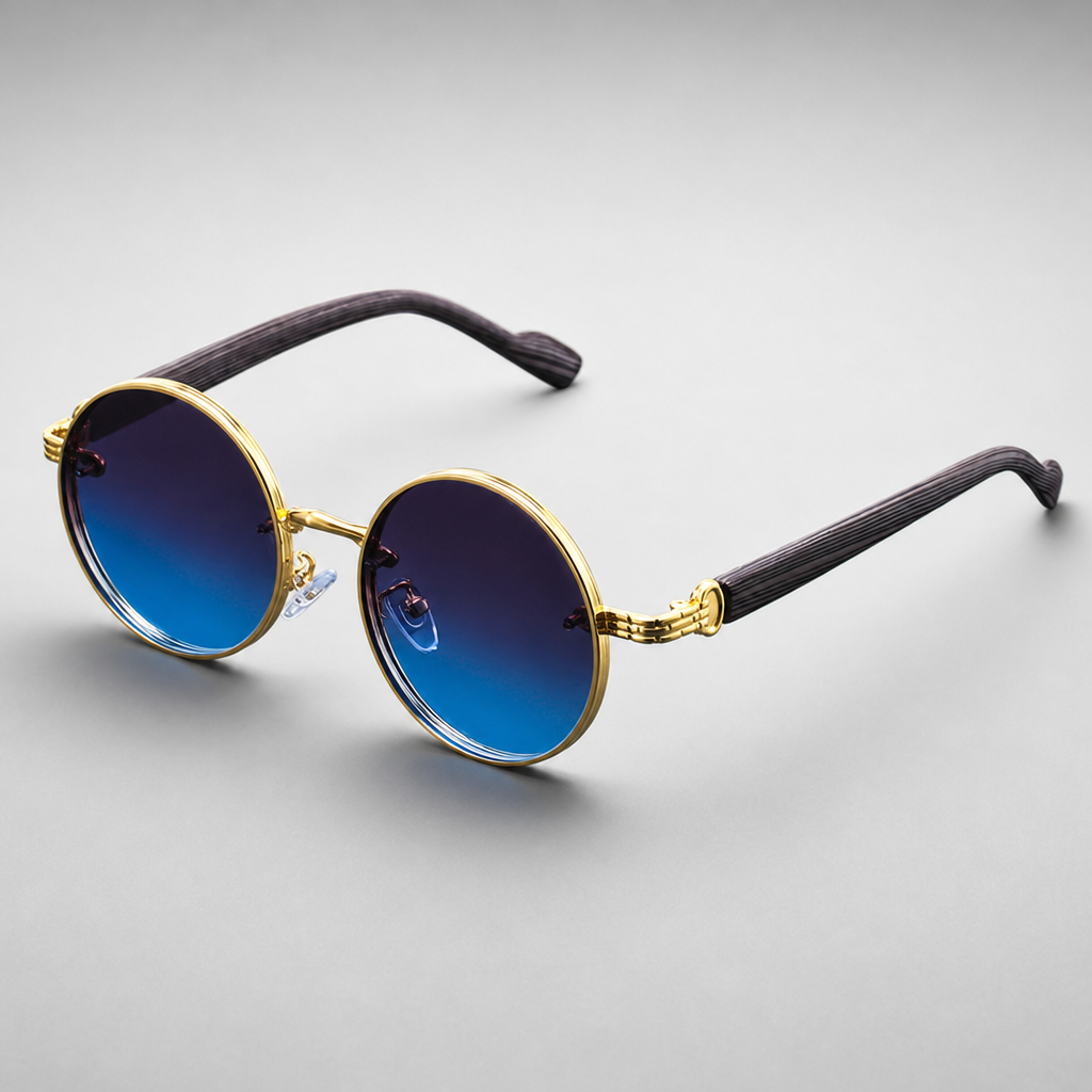 Men's Comillas Sunglasses in Sapphire Blue