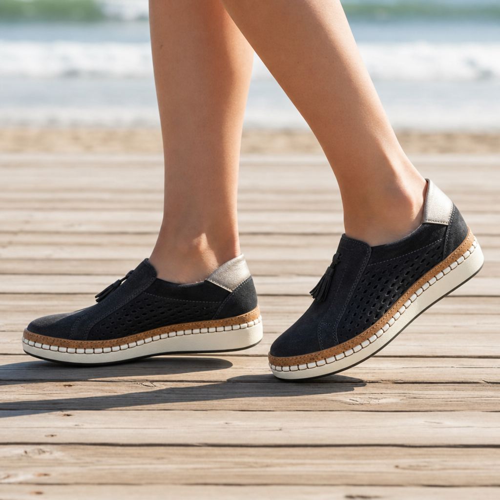 Rab Orthopedic Perforated Slip-Ons in Black