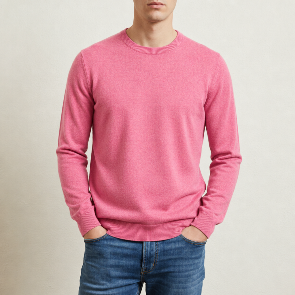 Sibenik Cashmere Blend Sweater in Pink