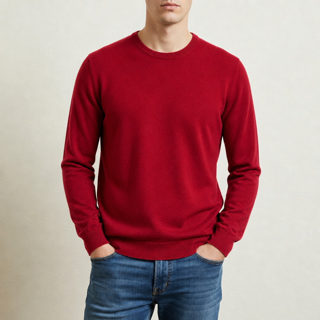 Sibenik Cashmere Blend Sweater in Red