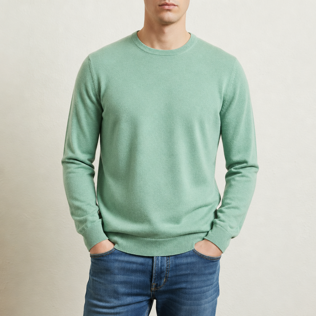 Sibenik Cashmere Blend Sweater in Green