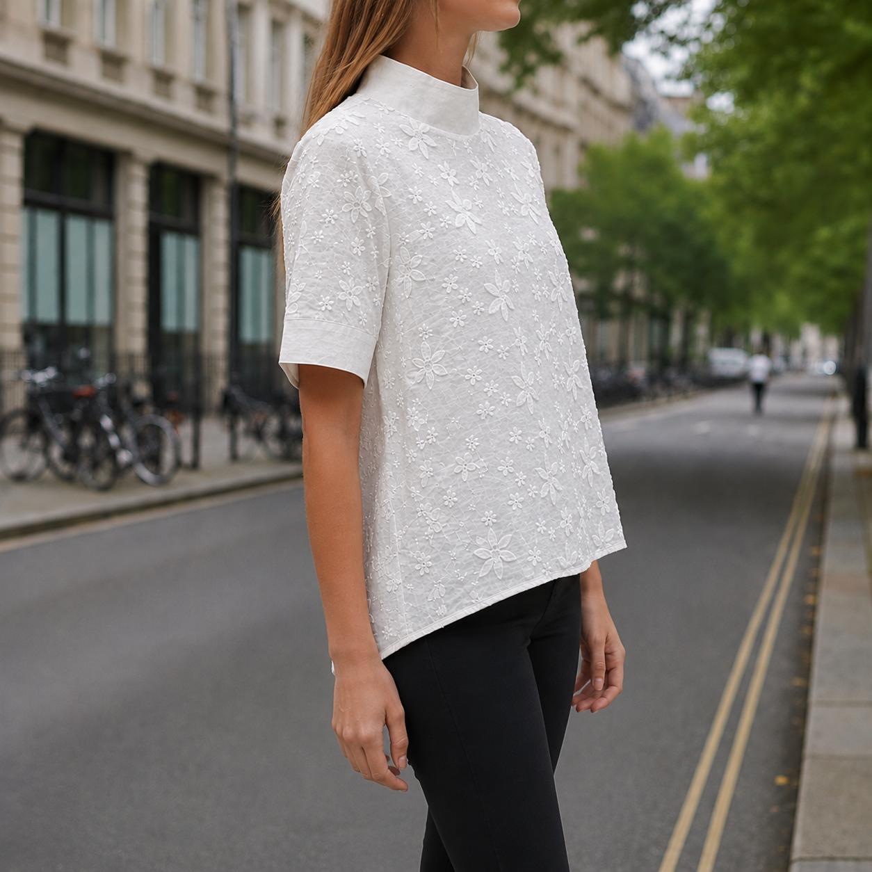 Ios Floral Embroidered Blouse
