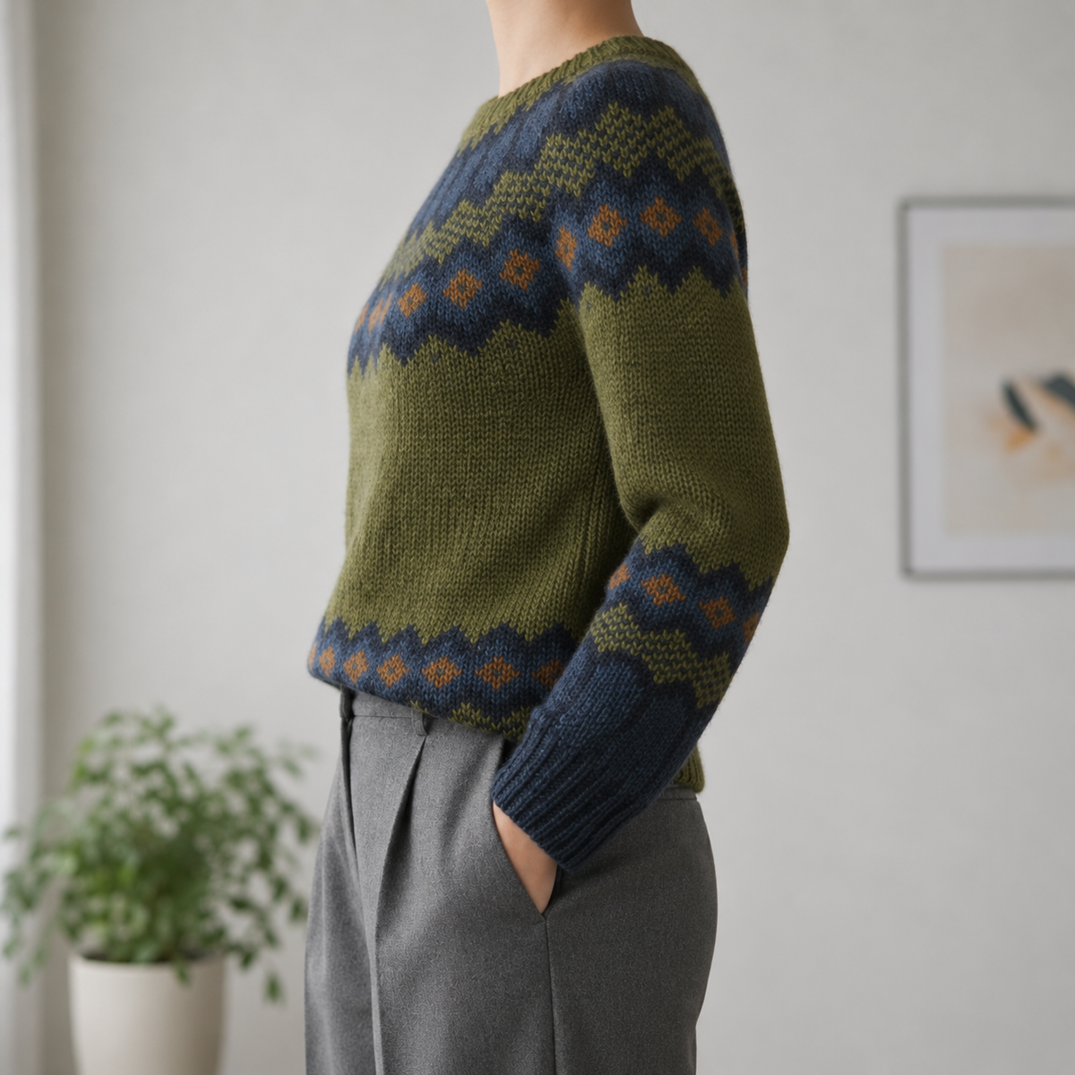 Lamego Fair Isle Knit Pullover
