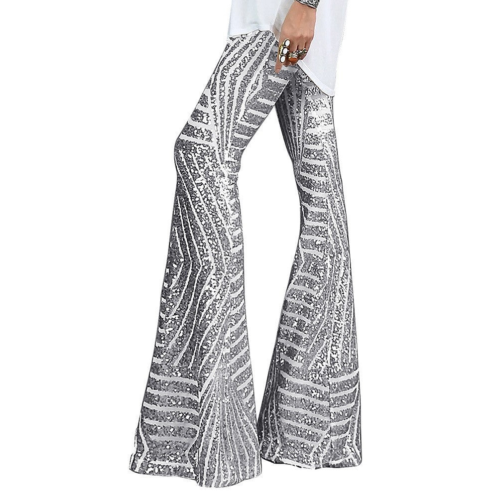 Selene Sequin Flare Pants