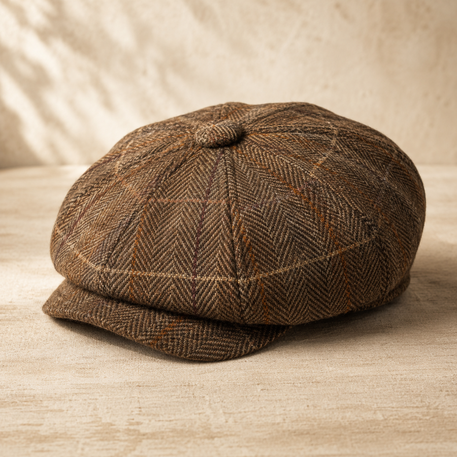 Tweed Baker Boy Cap
