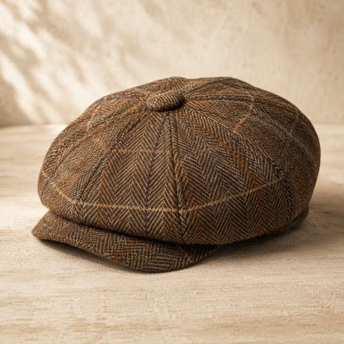 Tweed Baker Boy Cap