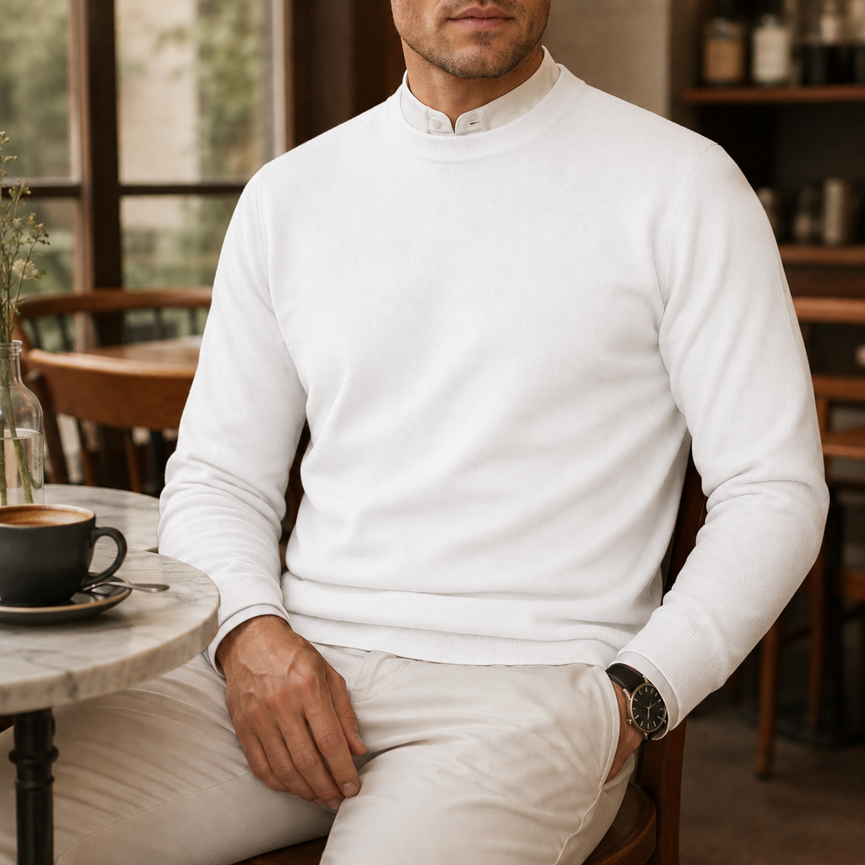 Portovenere Crew Neck Knit Sweater