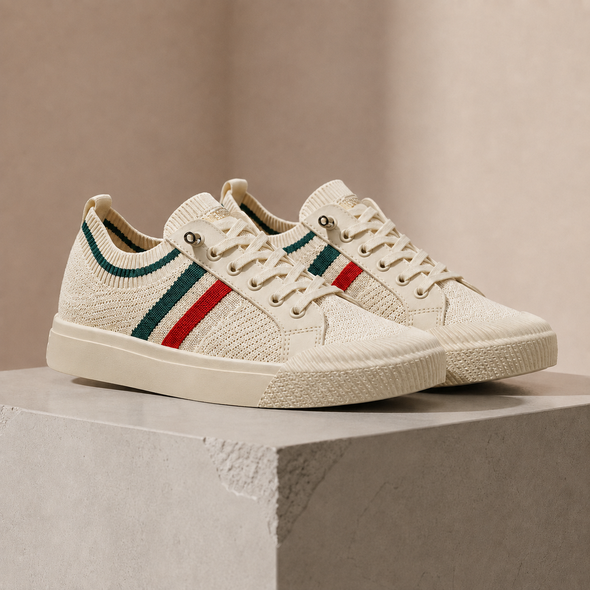 Kalymnos Knit Lace-Up Sneakers